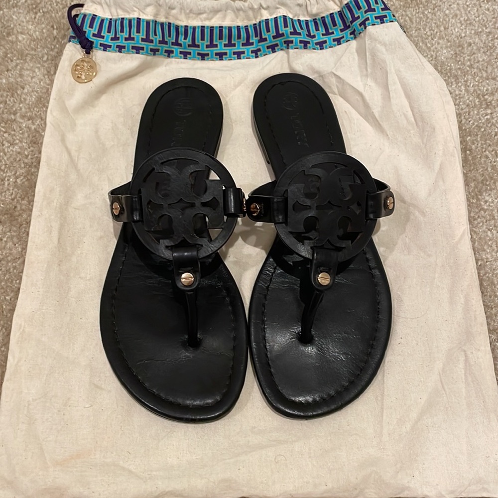 Tory Burch black flip flops